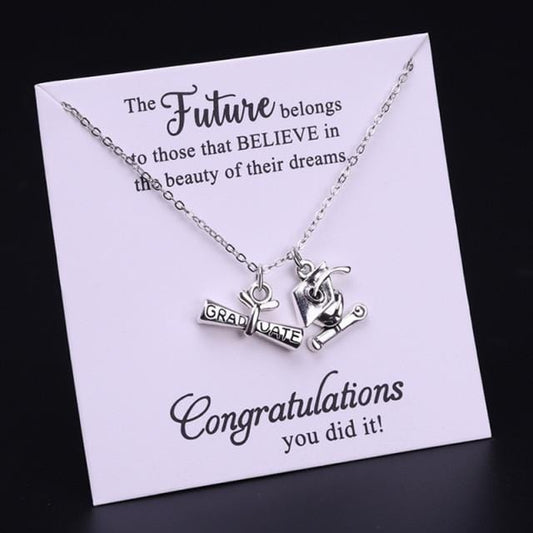 ACHIEVER'S NECKLACE | GRADUATION GIFT FOR HIGH SCHOOL, COLLEGE, UNIVERSITY